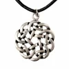 Amulet Ronde Keltische Knoop, Verzilverd