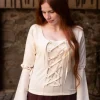 Burgschneider Blouse Ely, Naturel