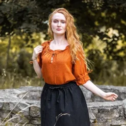 Leonardo Carbone Blouse Julia Oker 9 Leonardo Carbone Blouse Julia Oker -Mode Winkel blouse julia oker 1