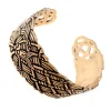 Brede Oud-Ierse Armband, Brons -Mode Winkel brede oud ierse armband brons