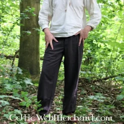 Leonardo Carbone Broek Met Knopen, Bruin