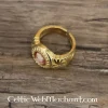 Cameo Ring, Verguld -Mode Winkel cameo ring verguld