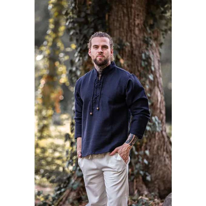 Leonardo Carbone Dik Katoenen Hemd, Zwart 8 Leonardo Carbone Dik Katoenen Hemd, Zwart - Afbeelding 6