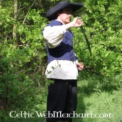 Leonardo Carbone Driekwartsbroek, Crème -Mode Winkel driekwartsbroek creme 3