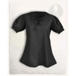 Mytholon Elisa Piraten Blouse, Zwart -Mode Winkel elisa piraten blouse zwart 1