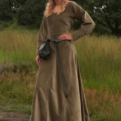 Fluwelen Cotehardie Christina, Groen