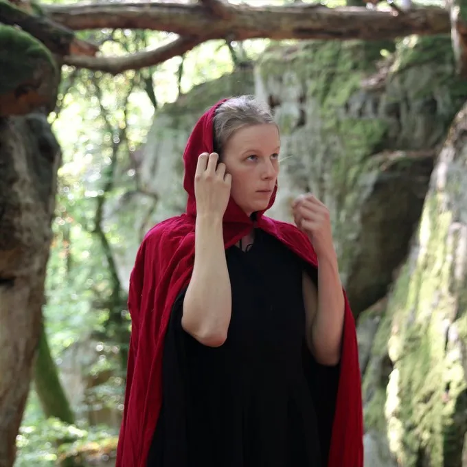 Leonardo Carbone Fluwelen Mantel Ilja, Rood 5 Leonardo Carbone Fluwelen Mantel Ilja, Rood - Afbeelding 3