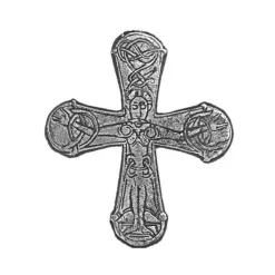 Gatebo Vikingkruis, Verzilverd