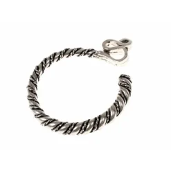 Gedecoreerde Slavische Tempelringen, Verzilverd