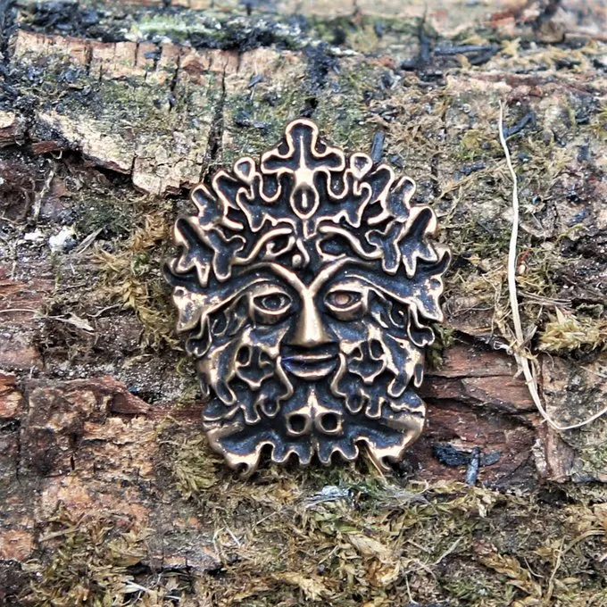 Green Man Amulet 4 Green Man Amulet - Afbeelding 2