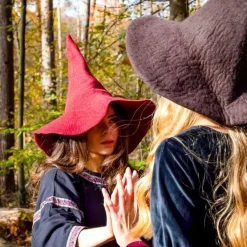 Leonardo Carbone Heksenhoed, Bruin -Mode Winkel heksenhoed bruin 1