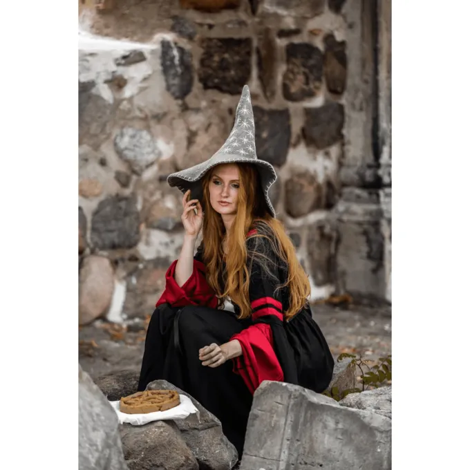 Leonardo Carbone Heksenhoed Met Sterren, Grijs 4 Leonardo Carbone Heksenhoed Met Sterren, Grijs - Afbeelding 2