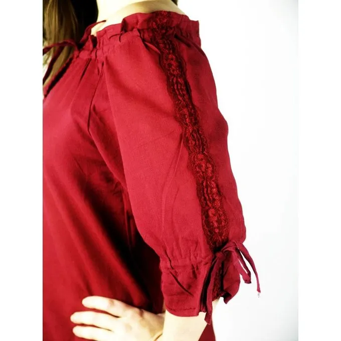 Leonardo Carbone Hemd Rosamund, Naturel 6 Leonardo Carbone Hemd Rosamund, Naturel - Afbeelding 4