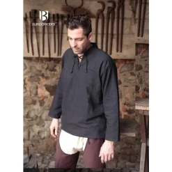 Burgschneider Hemd Tristan, Zwart