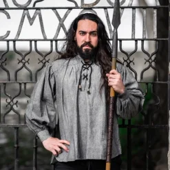 Leonardo Carbone Hemd Wolf Grijs -Mode Winkel hemd wolf grijs 1