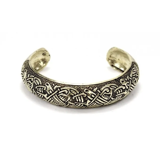 Insular Keltische Armband, Verzilverd 3 Insular Keltische Armband, Verzilverd