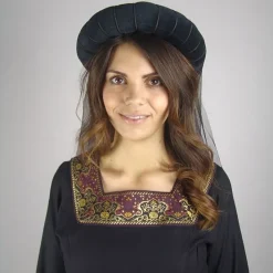 Leonardo Carbone Jonkvrouwenkrans, Zwart -Mode Winkel jonkvrouwenkrans zwart 2