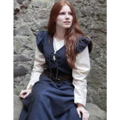 Burgschneider Jurk Agga, Blauw 8 Burgschneider Jurk Agga, Blauw -Mode Winkel jurk agga blauw 2