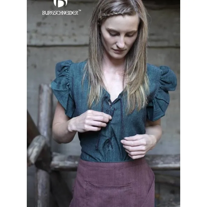 Burgschneider Jurk Agga, Groen 5 Burgschneider Jurk Agga, Groen - Afbeelding 3