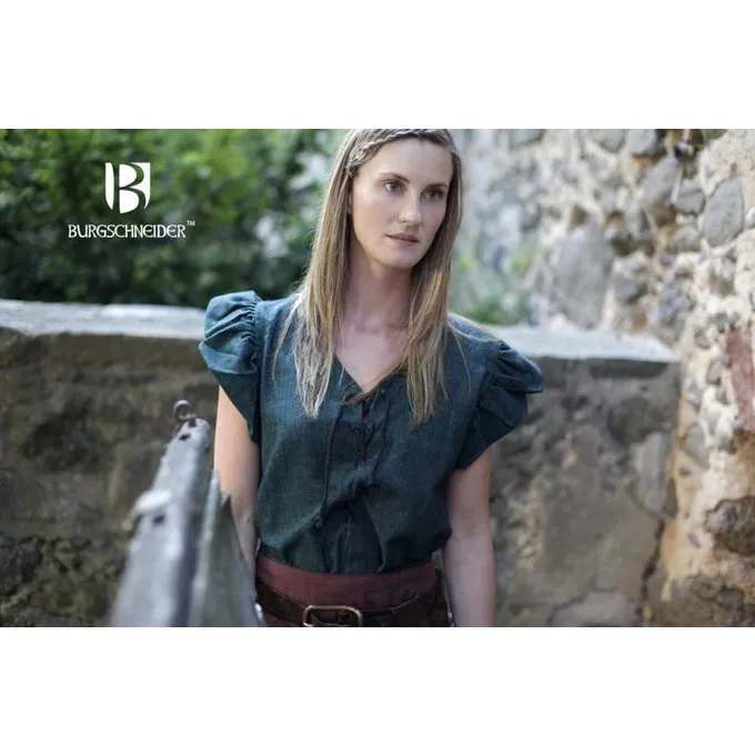 Burgschneider Jurk Agga, Groen 6 Burgschneider Jurk Agga, Groen - Afbeelding 4