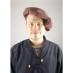 Leonardo Carbone Katoenen Baret, Groen -Mode Winkel katoenen baret groen 2