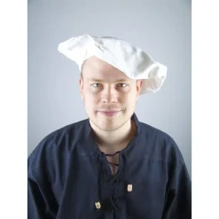 Leonardo Carbone Katoenen Baret, Groen -Mode Winkel katoenen baret groen 3