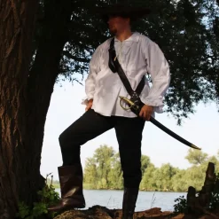 Leonardo Carbone Katoenen Broek Alin, Zwart