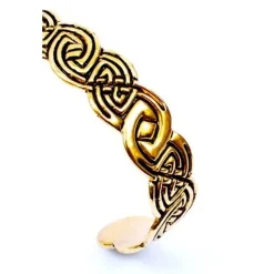 Keltische Armband Clontarf, Brons -Mode Winkel keltische armband clontarf brons 1
