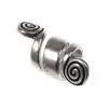 Keltische Baardkraal Met Spiralen, Verzilverd -Mode Winkel keltische baardkraal met spiralen verzilverd