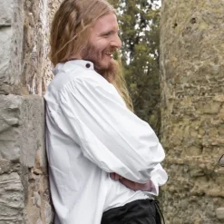 Leonardo Carbone Knoophemd, Wit -Mode Winkel knoophemd wit 3