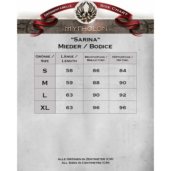 Mytholon Korset Sarina, Zwart 5 Mytholon Korset Sarina, Zwart - Afbeelding 3