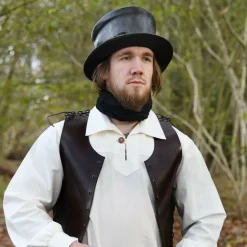 Ulfberth Leren Hoed Zwart -Mode Winkel leren hoed zwart 2