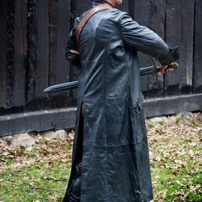 Epic Armoury Leren Jas Hellsing, Zwart 4 Epic Armoury Leren Jas Hellsing, Zwart - Afbeelding 2