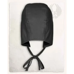 Mytholon Leren Kapje Martinus, Zwart -Mode Winkel leren kapje martinus zwart 1