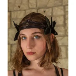 Mytholon Leren Lauwerkrans, Bruin-groen