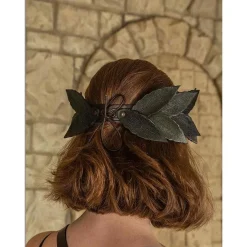 Mytholon Leren Lauwerkrans, Bruin-groen -Mode Winkel leren lauwerkrans bruin groen 3