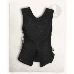 Mytholon Lucy Leren Korset Top, Zwart -Mode Winkel lucy leren korset top zwart 4