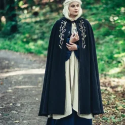 Leonardo Carbone Mantel Serafina, Zwart -Mode Winkel mantel serafina zwart 3