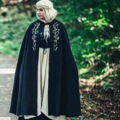 Leonardo Carbone Mantel Serafina, Zwart -Mode Winkel mantel serafina zwart 4