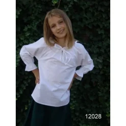 Leonardo Carbone Meisjesblouse Fleur Wit -Mode Winkel meisjesblouse fleur wit 1