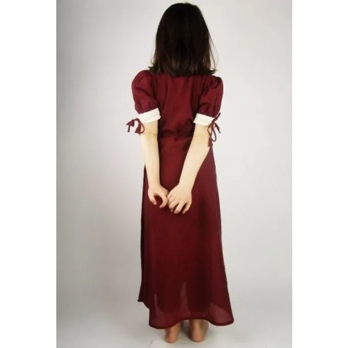 Leonardo Carbone Meisjesjurk Nina, Rood 4 Leonardo Carbone Meisjesjurk Nina, Rood - Afbeelding 2