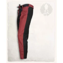 Mytholon Mi-parti Broek Gustav, Zwart/Rood -Mode Winkel mi parti broek gustav zwart rood 2