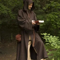 Epic Armoury Middeleeuws Gewaad Benedict, Bruin -Mode Winkel middeleeuws gewaad benedict bruin 1