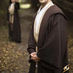 Epic Armoury Middeleeuws Gewaad Osgar, Bruin -Mode Winkel middeleeuws gewaad osgar bruin 2