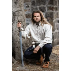 Leonardo Carbone Middeleeuws Hemd Dagwin, Creme 9 Leonardo Carbone Middeleeuws Hemd Dagwin, Creme -Mode Winkel middeleeuws hemd dagwin creme 1