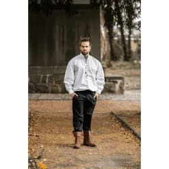 Leonardo Carbone Middeleeuws Hemd Dagwin, Wit -Mode Winkel middeleeuws hemd dagwin wit 1