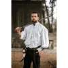 Leonardo Carbone Middeleeuws Hemd Dagwin, Wit -Mode Winkel middeleeuws hemd dagwin wit