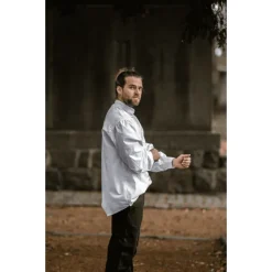 Leonardo Carbone Middeleeuws Hemd Dagwin, Wit -Mode Winkel middeleeuws hemd dagwin wit 4