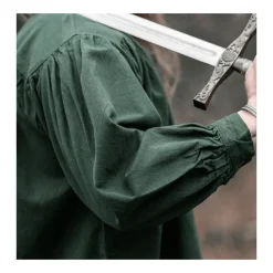 Leonardo Carbone Middeleeuws Hemd Georg, Groen -Mode Winkel middeleeuws hemd georg groen 2