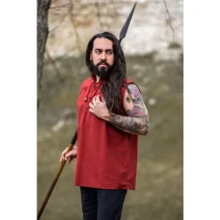 Leonardo Carbone Middeleeuws Hemd Louis, Rood -Mode Winkel middeleeuws hemd louis rood 5